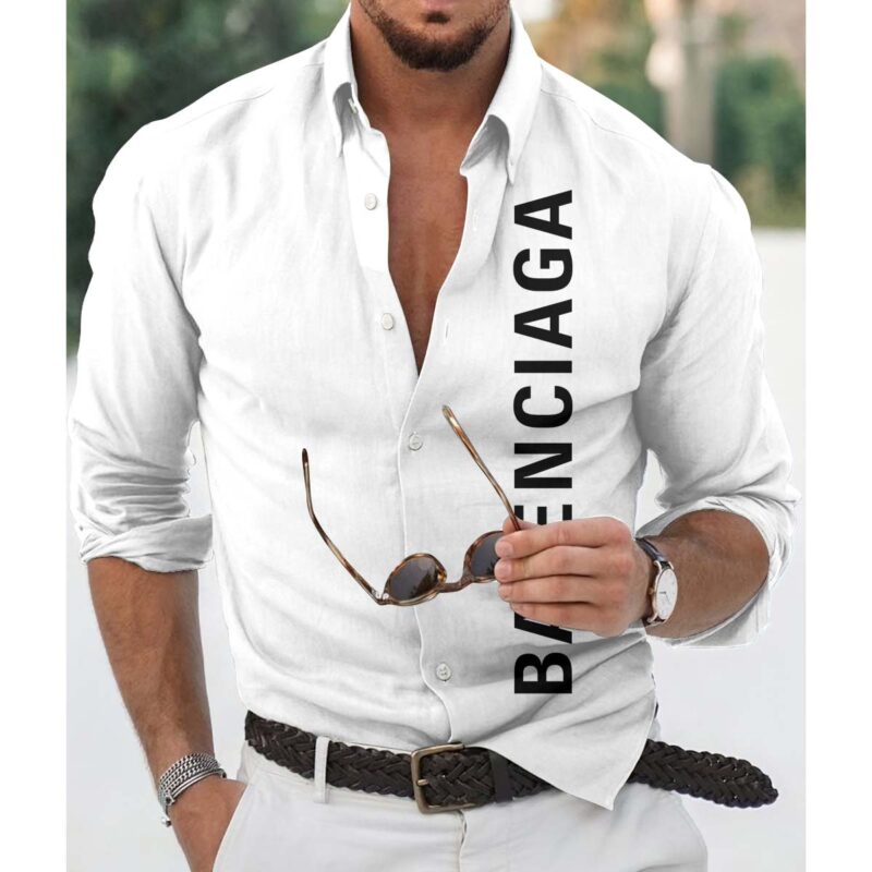 Men’s Long Sleeves Button Down Shirts -TDA002073