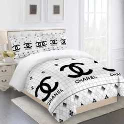 Chanel Premium Fashion Limited Luxury Brand Bedding Set Home Decor -Min00461