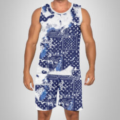 New 2025 – L Luxury Brand Premium Tanktop & Shorts Outfit For Men -Max012588