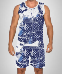 New 2025 – L Luxury Brand Premium Tanktop & Shorts Outfit For Men -Max012588