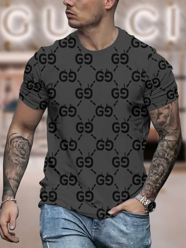 New 2025-  G  Luxury  Brand Premium T-Shirt Outfit For Men Women – Max012379