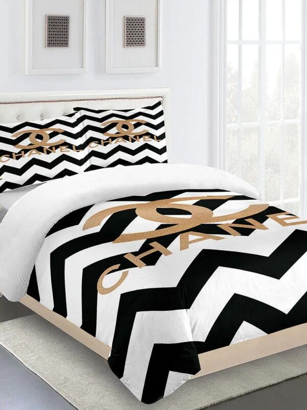 Chanel Premium Fashion Limited Luxury Brand Bedding Set Home Decor -Min00426