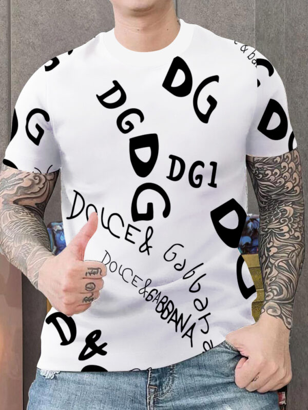 New 2025 – D Luxury Brand Premium T-Shirt Outfit For Men -Max012705