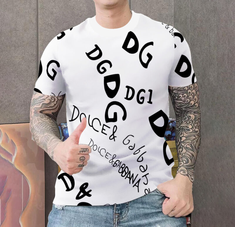New 2025 – D Luxury Brand Premium T-Shirt Outfit For Men -Max012705