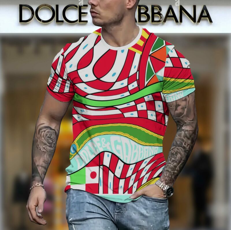 New 2025 – D Luxury Brand Premium T-Shirt Outfit For Men – Max012451