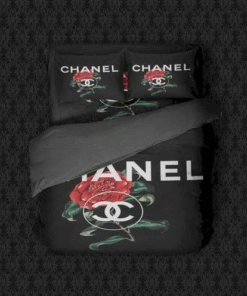 Chanel Premium Fashion Limited Luxury Brand Bedding Set Home Decor Min00459