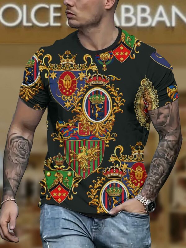 New 2025 – D Luxury Brand Premium T-Shirt Outfit For Men – Max012471