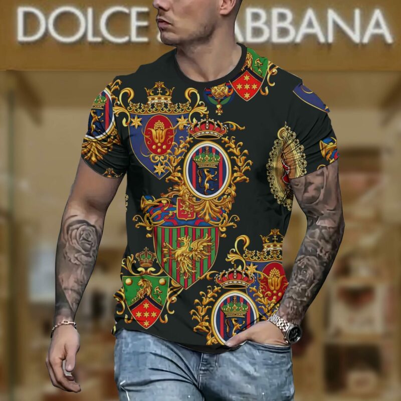 New 2025 – D Luxury Brand Premium T-Shirt Outfit For Men – Max012471