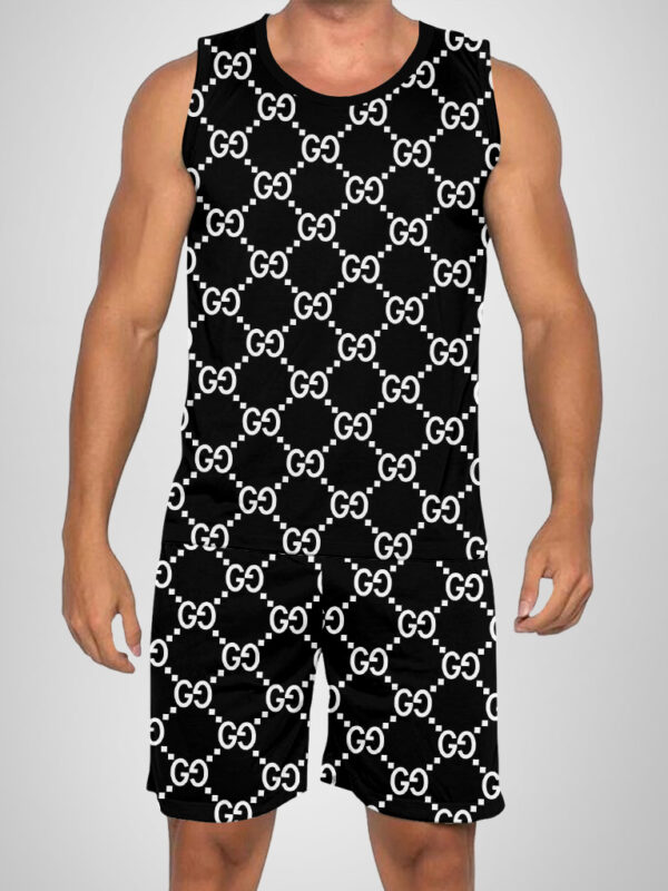 New 2025 -G Luxury Brand Premium Tanktop & Shorts Outfit For Men -Max012647
