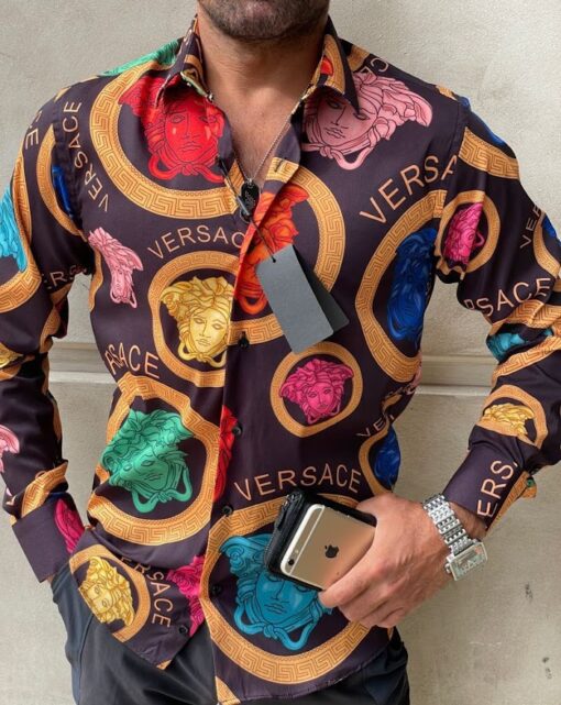 V -Luxury Long Sleeve Shirt CCY Max-Max07234