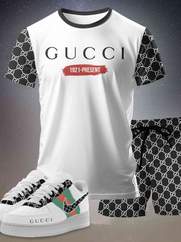 New 2025 – Set G Tracksuit  Air Force 1 & T-shirt & Shorts – chic260403