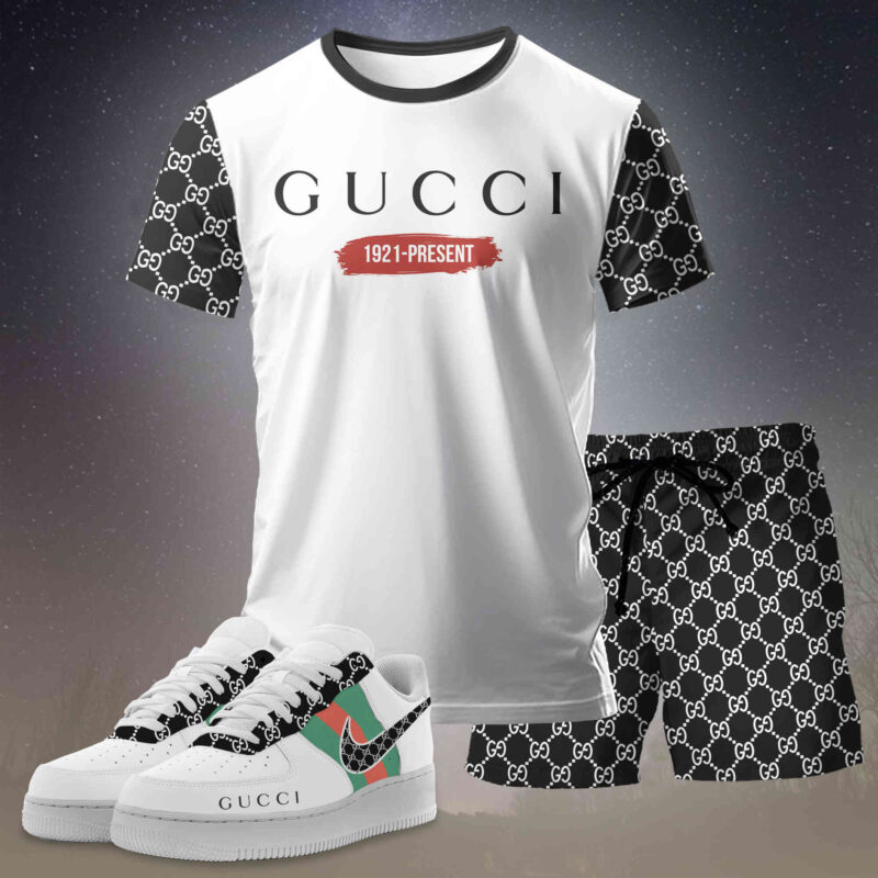 New 2025 – Set G Tracksuit  Air Force 1 & T-shirt & Shorts – chic260403