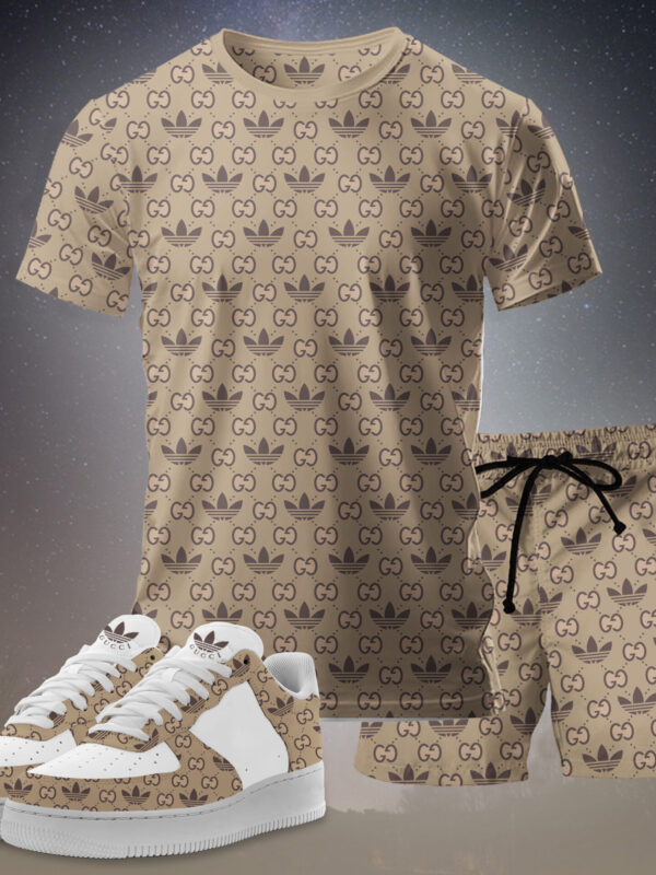 New 2025 – Set G Tracksuit  Air Force 1 & T-shirt & Shorts – chic260413