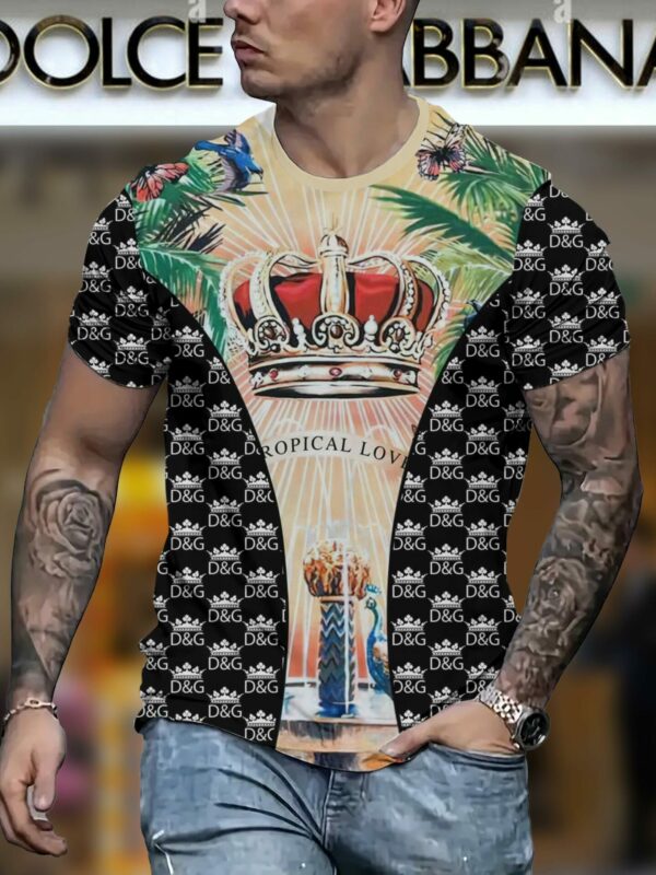 New 2025 – D Luxury Brand Premium T-Shirt Outfit For Men – Max012427