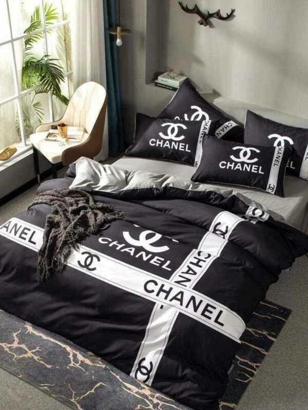 Chanel Premium Fashion Limited Luxury Brand Bedding Set Home Decor -Min00473