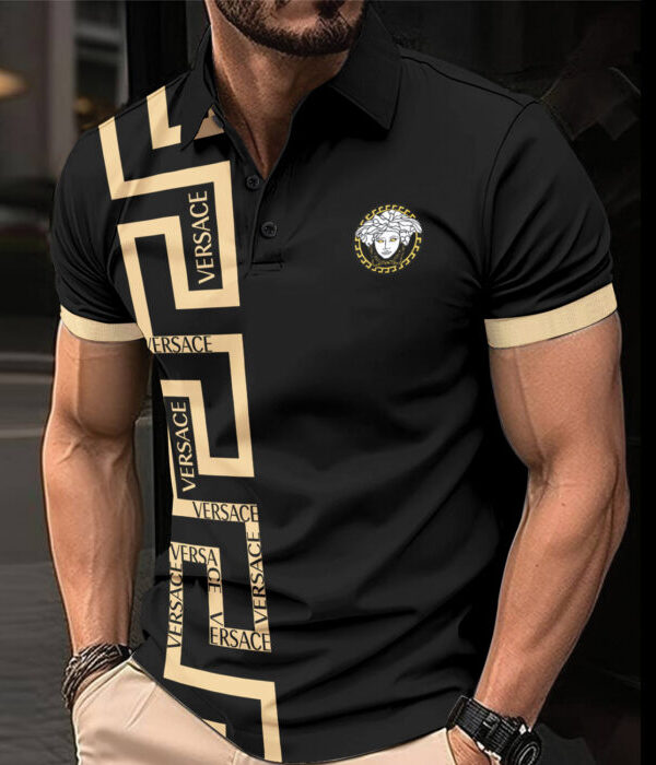 Limited Edition V**sace Polo Shirt For Men –  Max2407091590