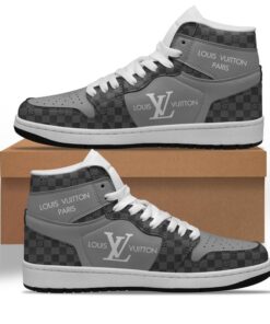 L.V High Air Jordan 1 Sneakers Shoes Hot 2023 Gifts Unisex -B9G-Max06606