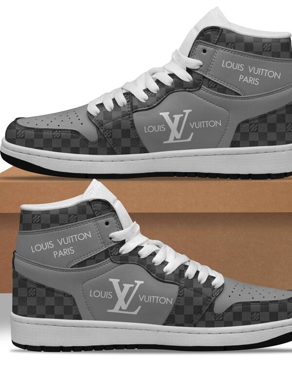 L.V High Air Jordan 1 Sneakers Shoes Hot 2023 Gifts Unisex -B9G-Max06606