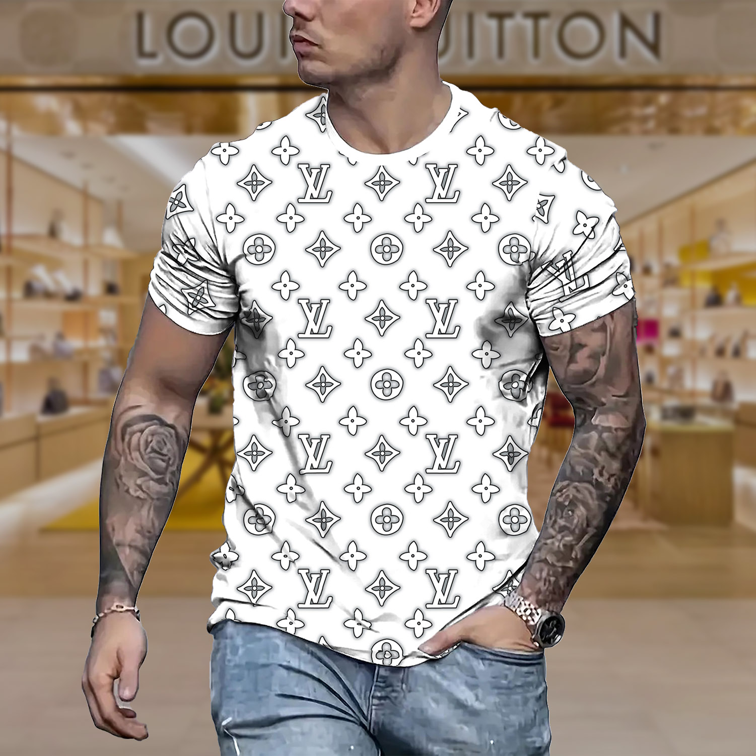 2025 – L  Luxury Brand Premium T-Shirt Outfit For Men -Max011469