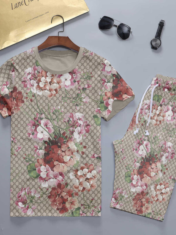 2025 – Set G Tracksuit T-shirt & Shorts –   – TU24051073