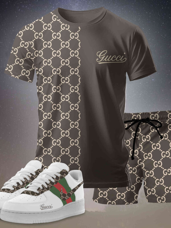New 2025 – Set G Tracksuit  Air Force 1 & T-shirt & Shorts – CHIC210403