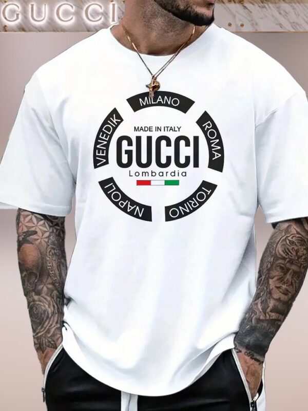 New 2025-  G  Luxury  Brand Premium T-Shirt Outfit For Men Women – Max012669