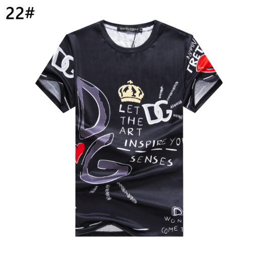 New 2024 – D Luxury Brand Premium T-Shirt Outfit For Men Max4976