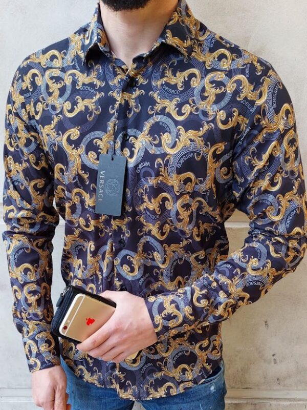 V -Luxury Long Sleeve Shirt CCY Max-Max07227