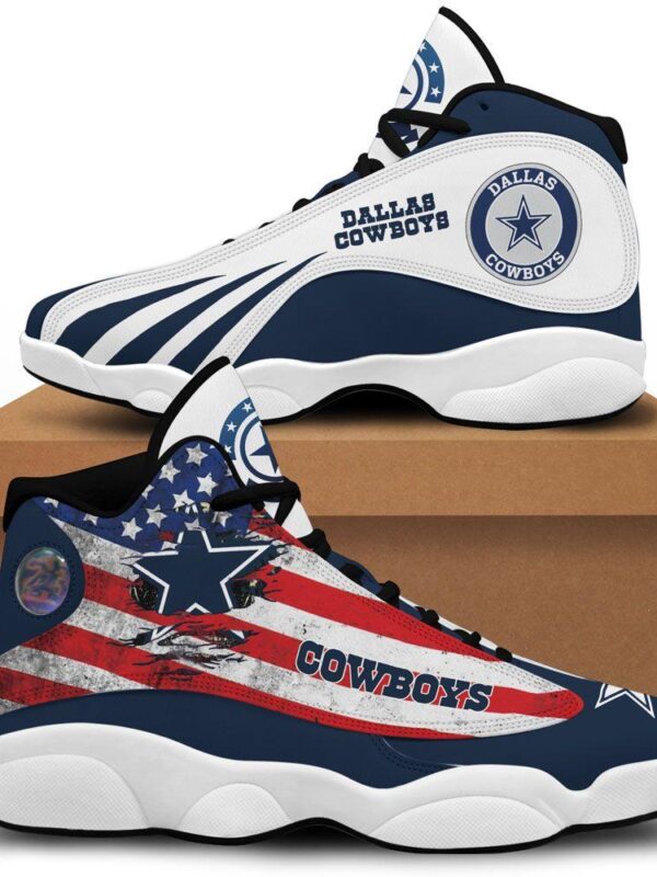 Dallas Cowboys Air Jordan 13 Shoes – Custom Sneaker –  Max2407191981