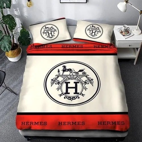 Hermes Limited Luxury Brand Bedding Set Home Decor – Max010075