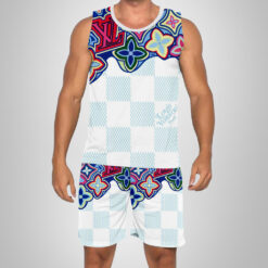 New 2025 – L Luxury Brand Premium Tanktop & Shorts Outfit For Men -Max012603