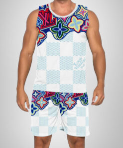 New 2025 – L Luxury Brand Premium Tanktop & Shorts Outfit For Men -Max012603