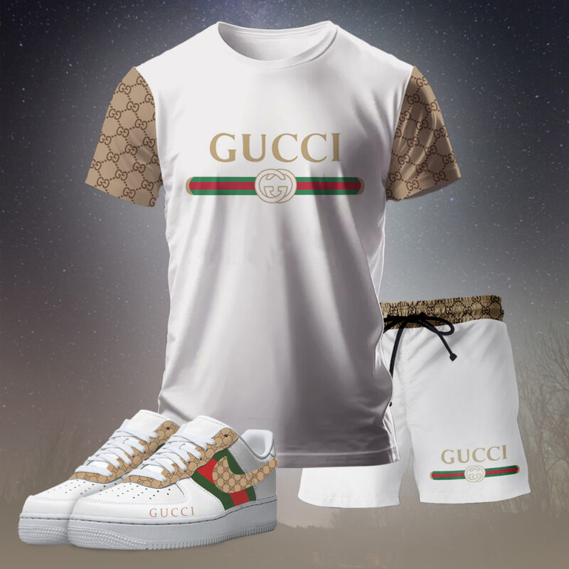 New 2025 – Set G Tracksuit  Air Force 1 & T-shirt & Shorts – CHIC110401