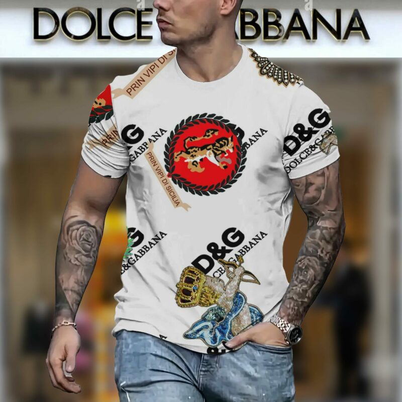 New 2025 – D Luxury Brand Premium T-Shirt Outfit For Men – Max012455