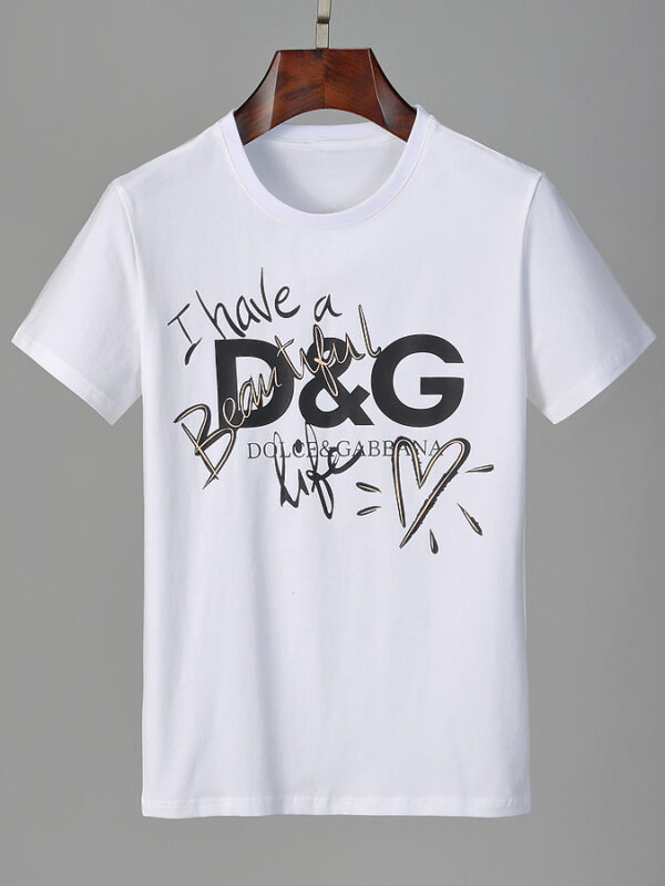 New 2024 – D Luxury Brand Premium T-Shirt Outfit For Men Max5007