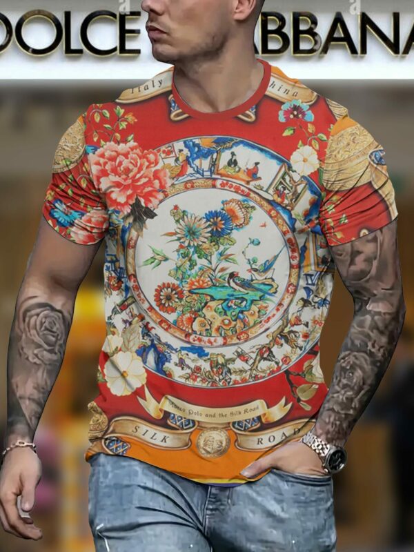 New 2025 – D Luxury Brand Premium T-Shirt Outfit For Men – Max012466