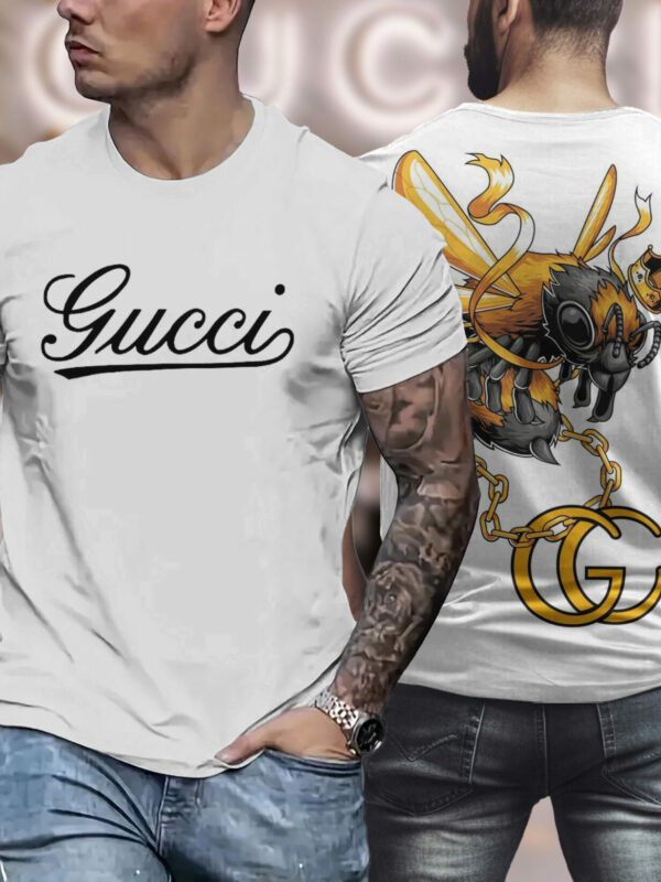 New 2025-  G  Luxury  Brand Premium T-Shirt Outfit For Men Women – Max011601