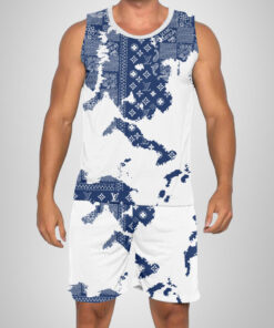 New 2025 – L Luxury Brand Premium Tanktop & Shorts Outfit For Men -Max012593