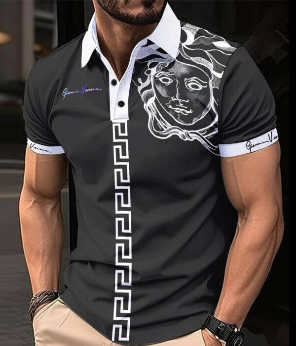 Limited Edition V**sace Polo Shirt For Men –  Max2407091583