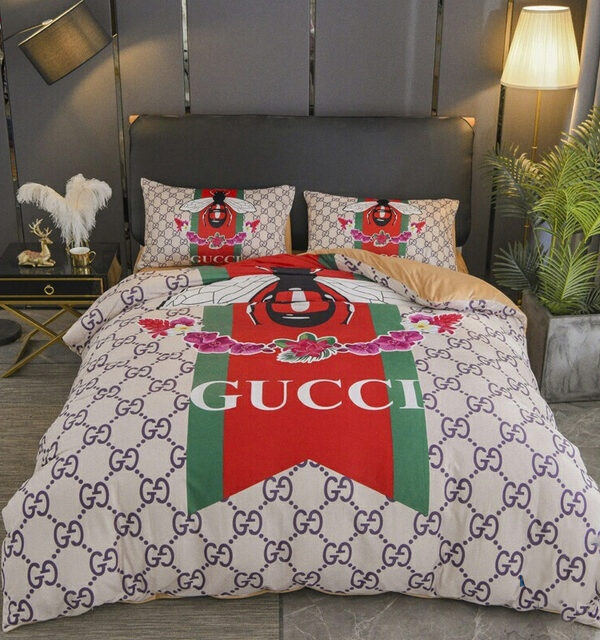 G  Premium Fashion Limited Luxury Brand Bedding Set Home Decor – Min00393