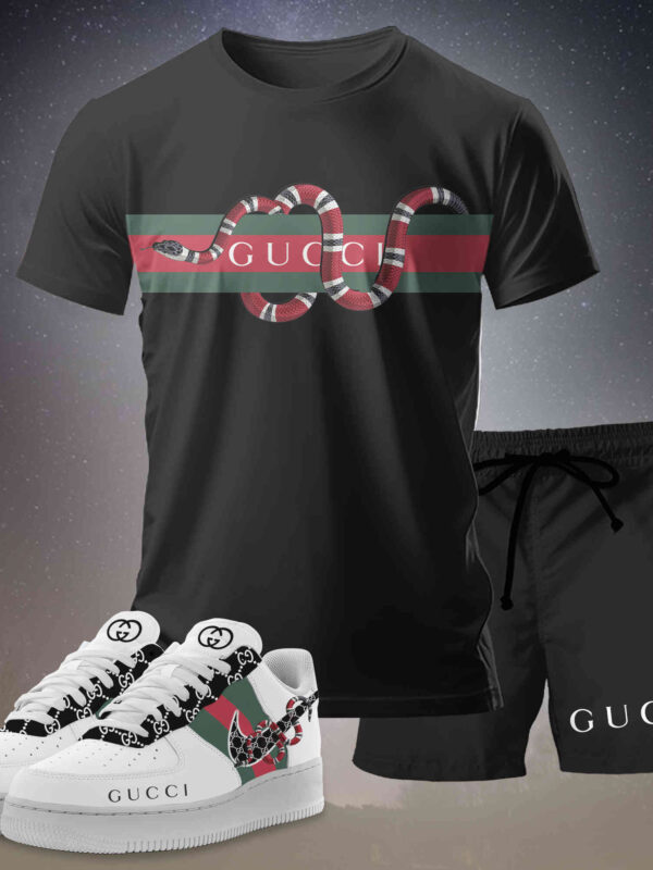 New 2025 – Set G Tracksuit  Air Force 1 & T-shirt & Shorts – chic260404