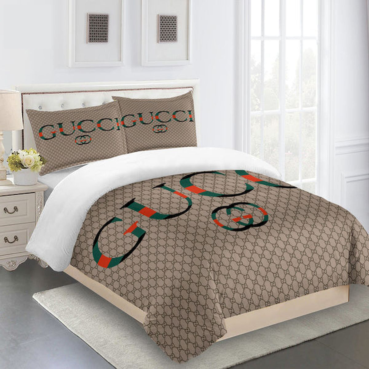 G  Premium Fashion Limited Luxury Brand Bedding Set Home Decor – Min00350