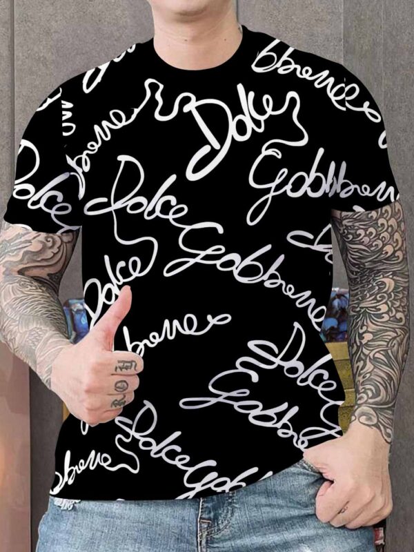 New 2025 – D Luxury Brand Premium T-Shirt Outfit For Men -Max012709