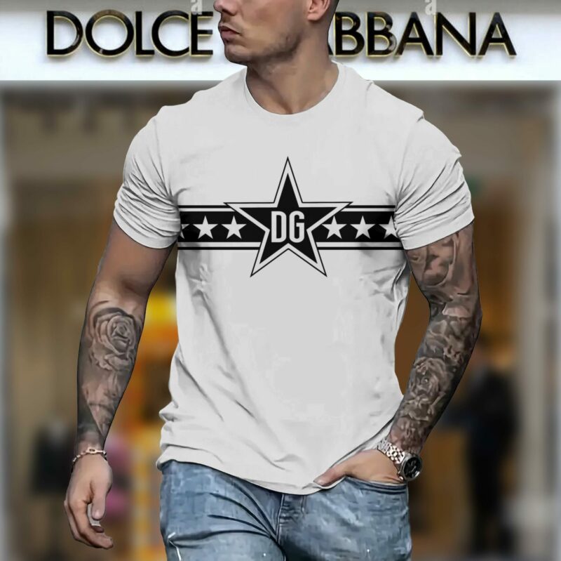 New 2025 – D Luxury Brand Premium T-Shirt Outfit For Men – Max012434