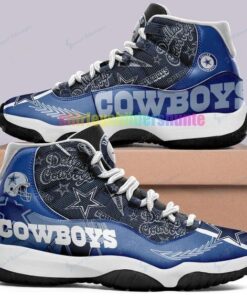 Dallas Cowboys Air Jordan 11 Shoes – Custom Sneaker -Max2407192002