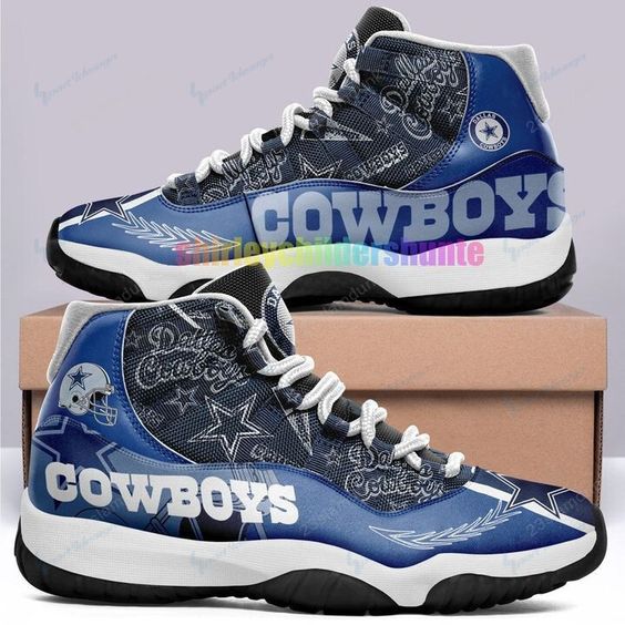 Dallas Cowboys Air Jordan 11 Shoes – Custom Sneaker -Max2407192002