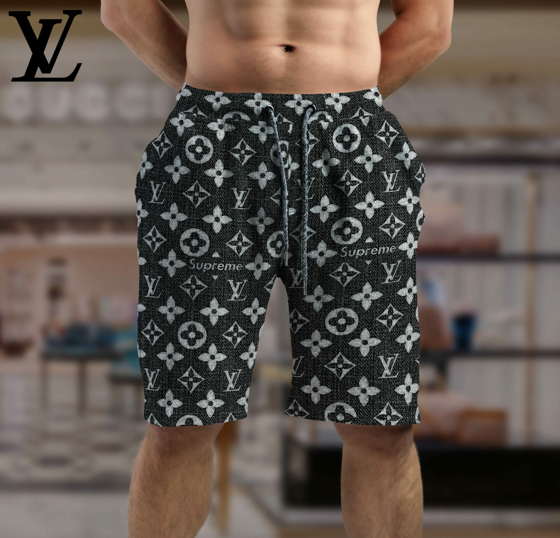 New 2025 L – Luxury Brand Unisex Shorts Special Gift Premium Outfit For Men  –  -B9G-STK-Max011664