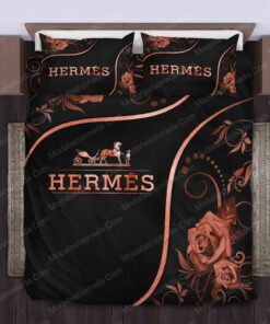 Hermes Limited Luxury Brand Bedding Set Home Decor – Max010128