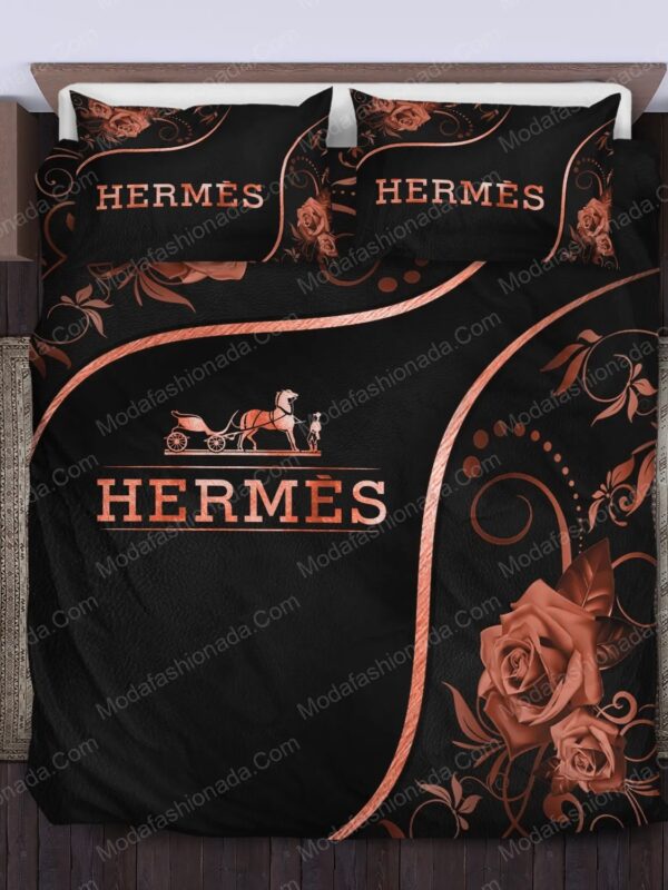 Hermes Limited Luxury Brand Bedding Set Home Decor – Max010128