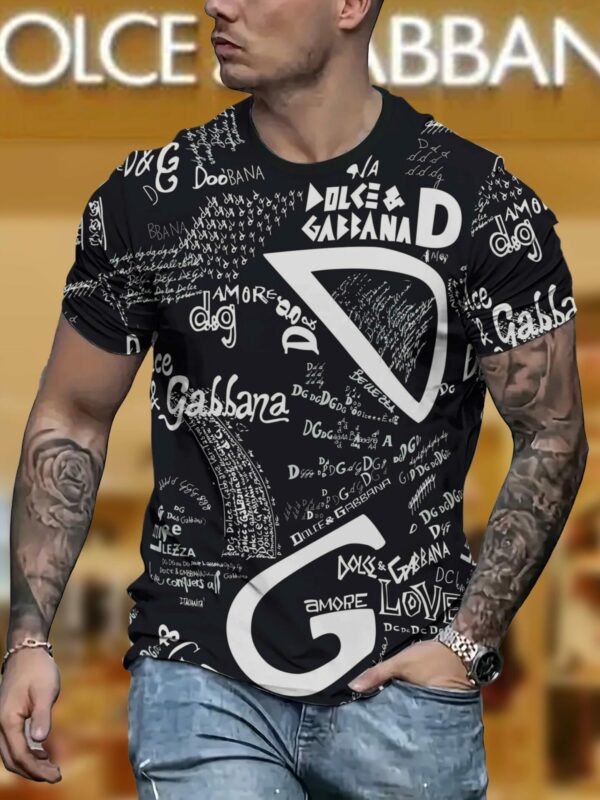 New 2025 – D Luxury Brand Premium T-Shirt Outfit For Men – Max012486